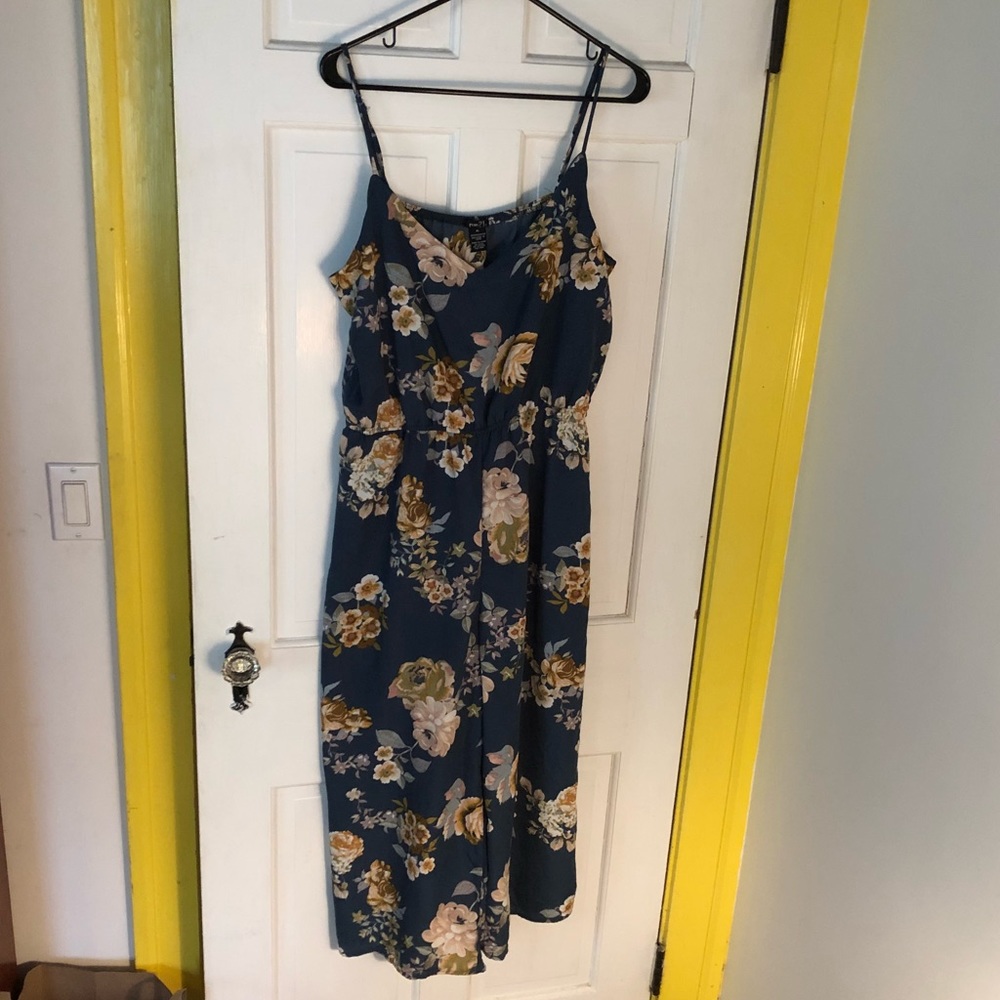 Floral Wide Pant Jumpsuit